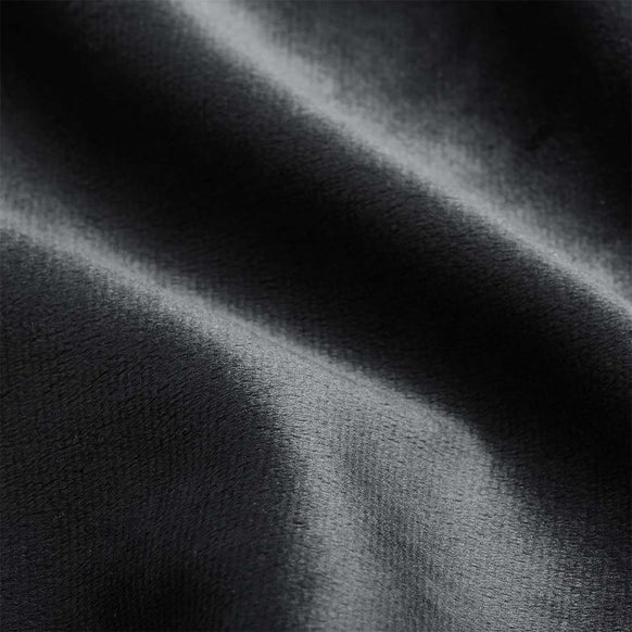 Dakar Floor Standing Headboard - Black Plush Velvet