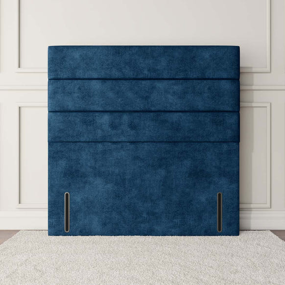 Athens Floor Standing Headboard - Blue Coniston