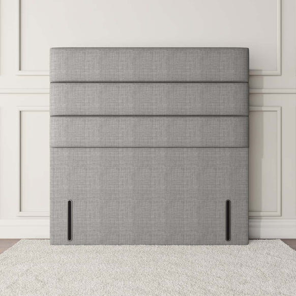Athens Floor Standing Headboard - Silver Linoso