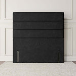 Athens Floor Standing Headboard - Black Naples