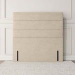 Athens Floor Standing Headboard - Cream Chenille