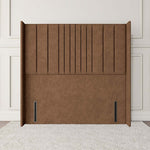 Cambridge Wingback Floor Standing Headboard - Mink Naples
