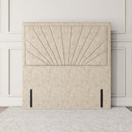 Casablanca Floor Standing Headboard - Cream Chenille