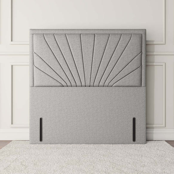 Casablanca Floor Standing Headboard - Silver Linoso