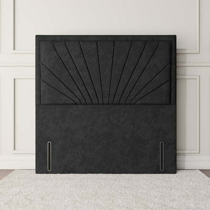 Casablanca Floor Standing Headboard - Black Naples