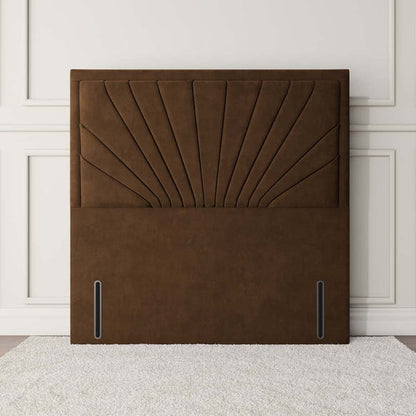 Casablanca Floor Standing Headboard - Mocca Plush Velvet