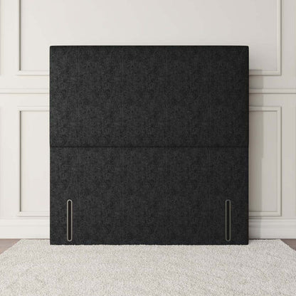 Dakar Floor Standing Headboard - Black Chenille