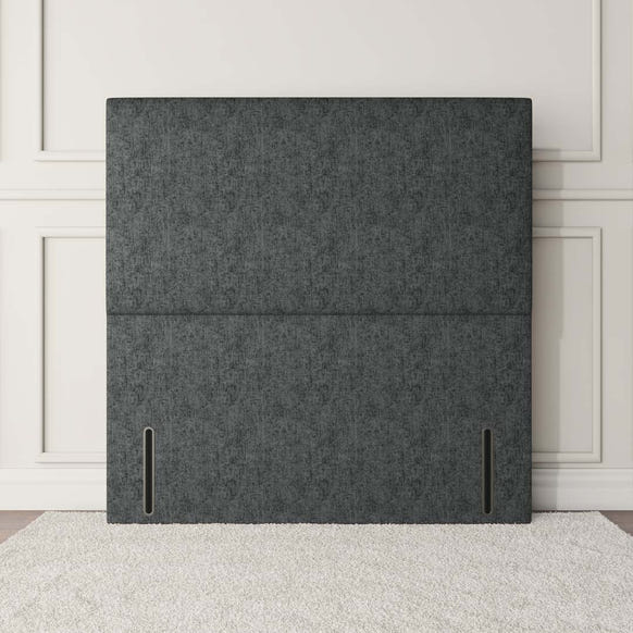 Dakar Floor Standing Headboard - Charcoal Chenille