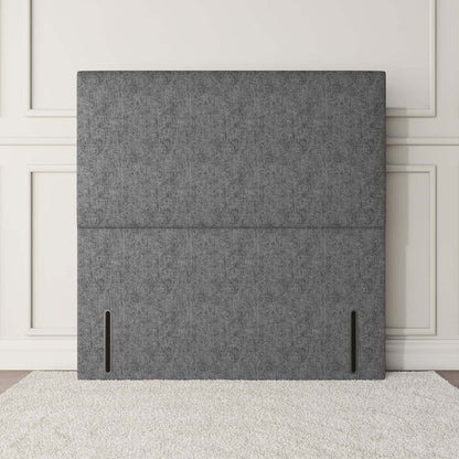 Dakar Floor Standing Headboard - Silver Chenille