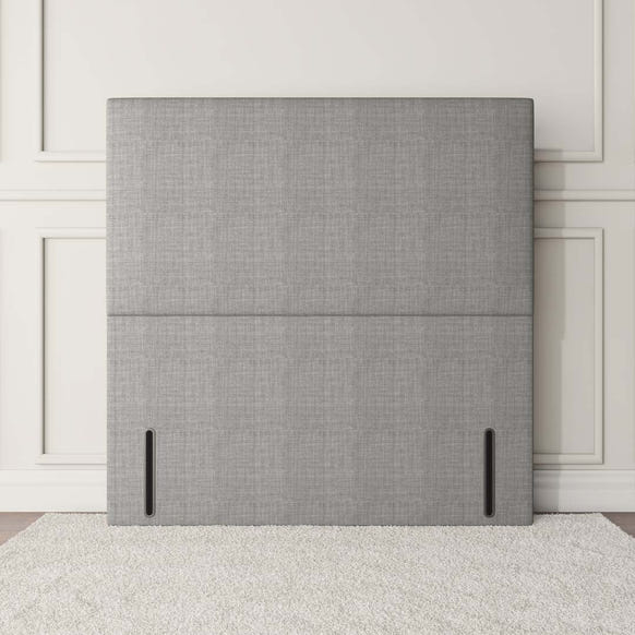 Dakar Floor Standing Headboard - Silver Linoso