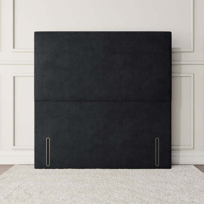 Dakar Floor Standing Headboard - Black Plush Velvet