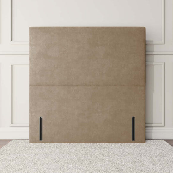 Dakar Floor Standing Headboard - Mink Plush Velvet