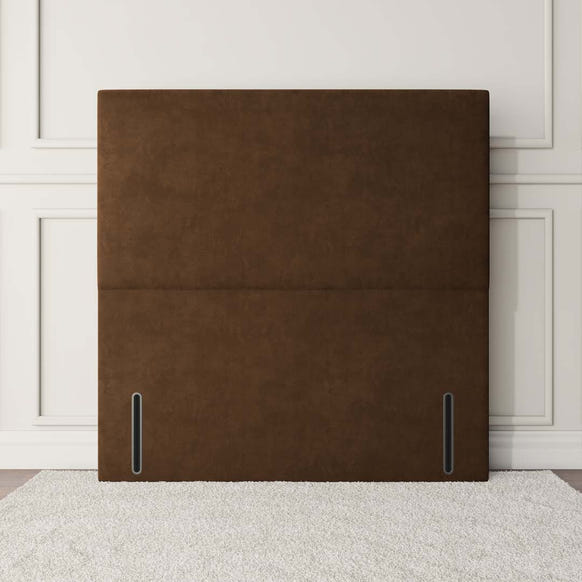 Dakar Floor Standing Headboard - Mocca Plush Velvet