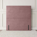 Dakar Floor Standing Headboard - Pink Plush Velvet