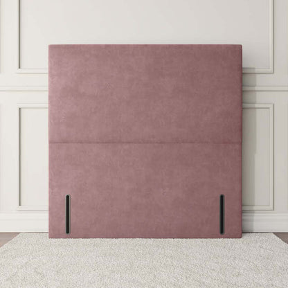 Dakar Floor Standing Headboard - Pink Plush Velvet