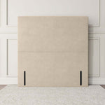 Dakar Floor Standing Headboard - Cream Plush Velvet