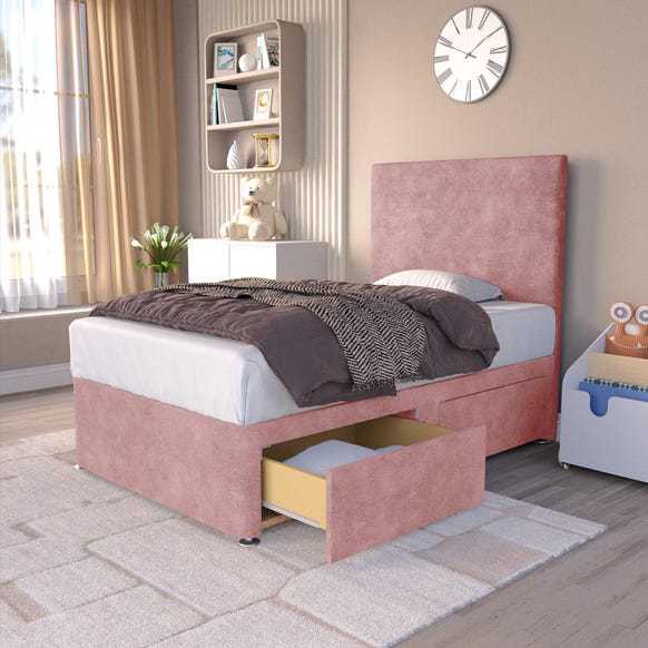 Dakar Kids Divan Bed - Pink Coniston