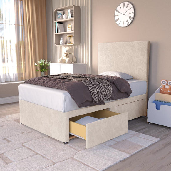 Dakar Kids Divan Bed - Cream Naples