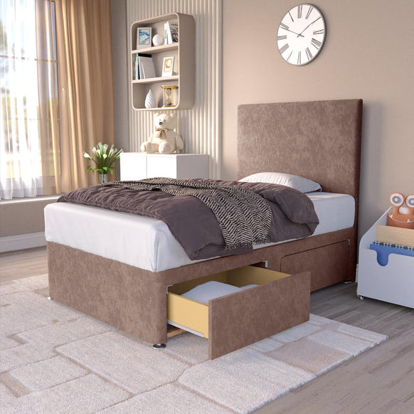 Dakar Kids Divan Bed - Mauve Naples