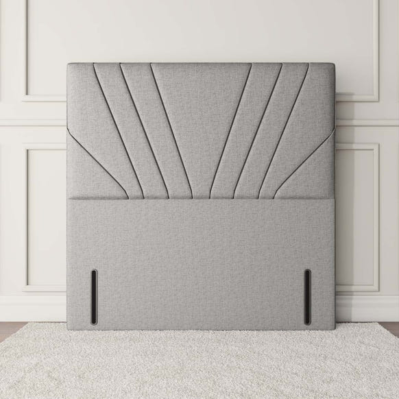Fiji Sunrise Floor Standing Headboard - Silver Linoso