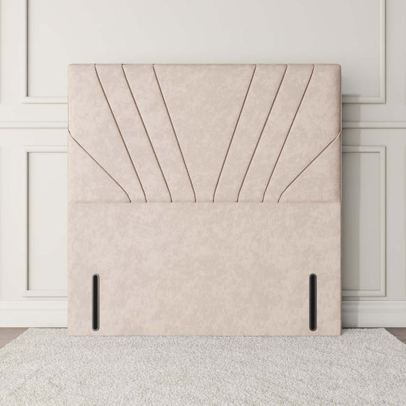Fiji Sunrise Floor Standing Headboard - Black Naples