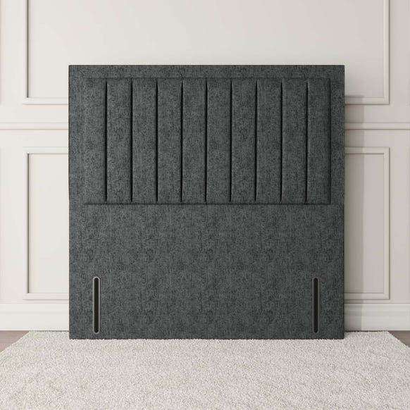 Hamilton Floor Standing Headboard - Charcoal Chenille