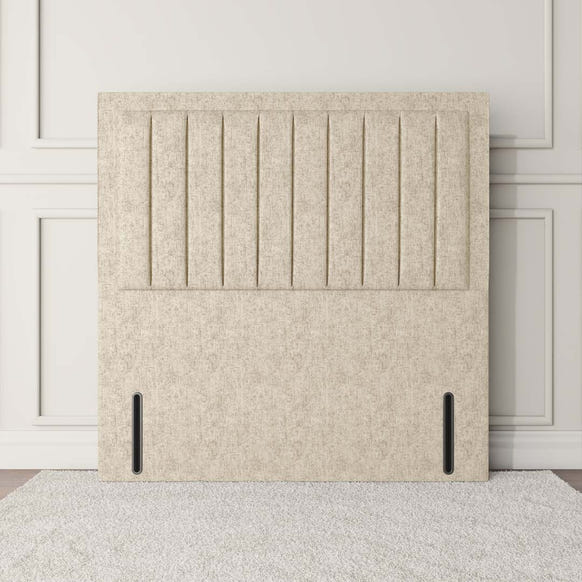 Hamilton Floor Standing Headboard - Cream Chenille