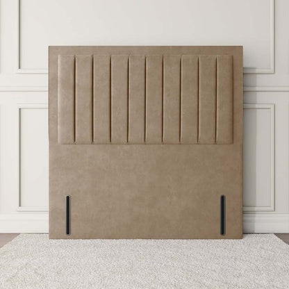 Hamilton Floor Standing Headboard - Mink Plush Velvet