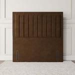 Hamilton Floor Standing Headboard - Mocca Plush Velvet
