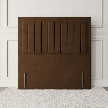Hamilton Floor Standing Headboard - Mocca Plush Velvet