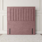 Hamilton Floor Standing Headboard - Pink Plush Velvet
