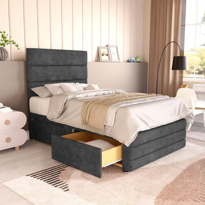 Havana Kids Divan Bed - Charcoal Coniston