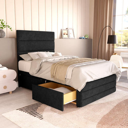 Havana Kids Divan Bed - Black Naples