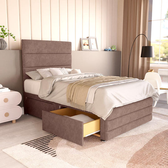 Havana Kids Divan Bed - Mauve Naples