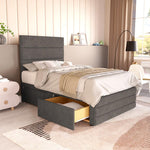 Havana Kids Divan Bed - Slate Grey Naples