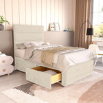 Havana Kids Divan Bed - Cream Plush Velvet