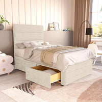 Cream Plush Velvet