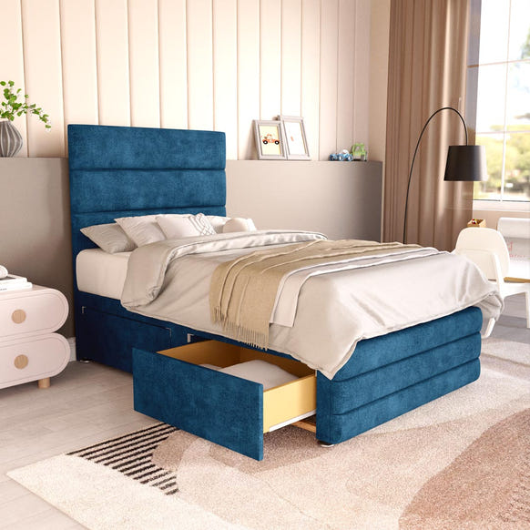 Havana Kids Divan Bed - Blue Coniston