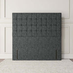 Kingston Floor Standing Headboard - Charcoal Chenille