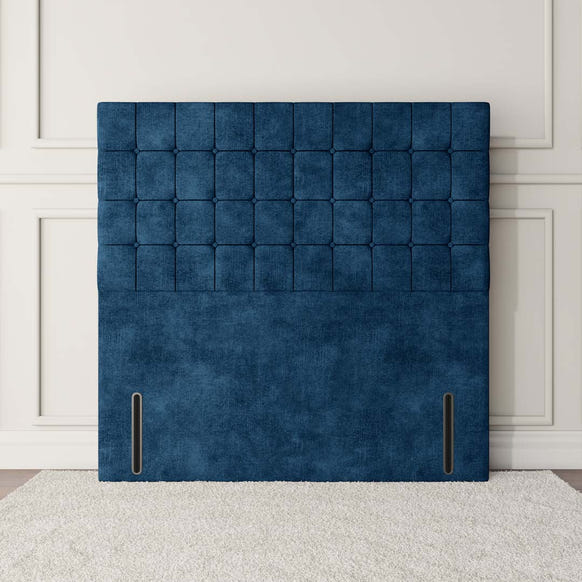 Kingston Floor Standing Headboard - Blue Coniston