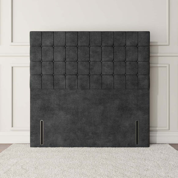 Kingston Floor Standing Headboard - Charcoal Coniston