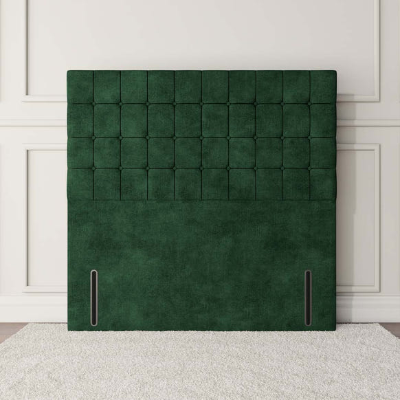 Kingston Floor Standing Headboard - Emerald Coniston