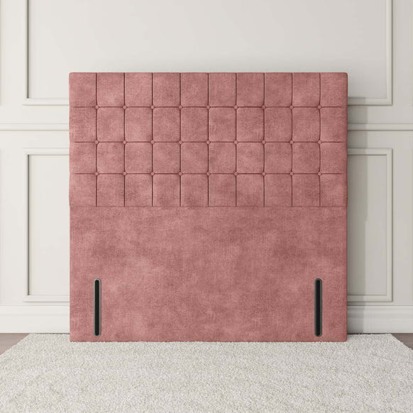 Kingston Floor Standing Headboard - Pink Coniston