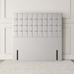 Kingston Floor Standing Headboard - Silver Linoso