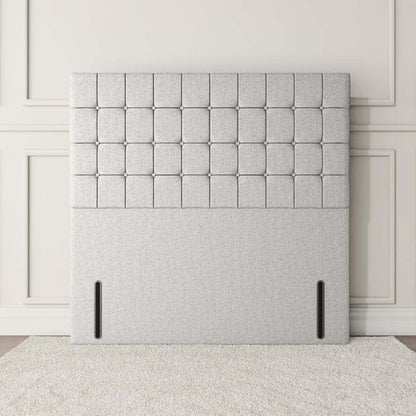 Kingston Floor Standing Headboard - Silver Linoso