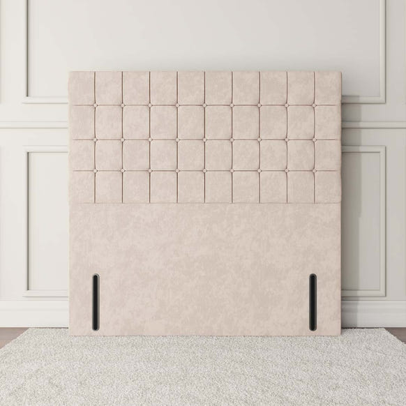 Kingston Floor Standing Headboard - Cream Naples