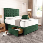 Kingston Divan Bed - Emerald Coniston