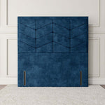 Lancaster Floor Standing Headboard - Blue Coniston