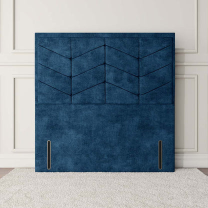 Lancaster Floor Standing Headboard - Blue Coniston
