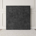 Lancaster Floor Standing Headboard - Charcoal Coniston